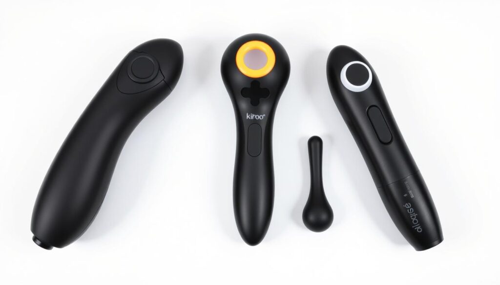 Comparison of Lovense Max 2 beside other male masturbators showing size differences Comparison of Lovense Max 2 beside other male masturbators showing size differences