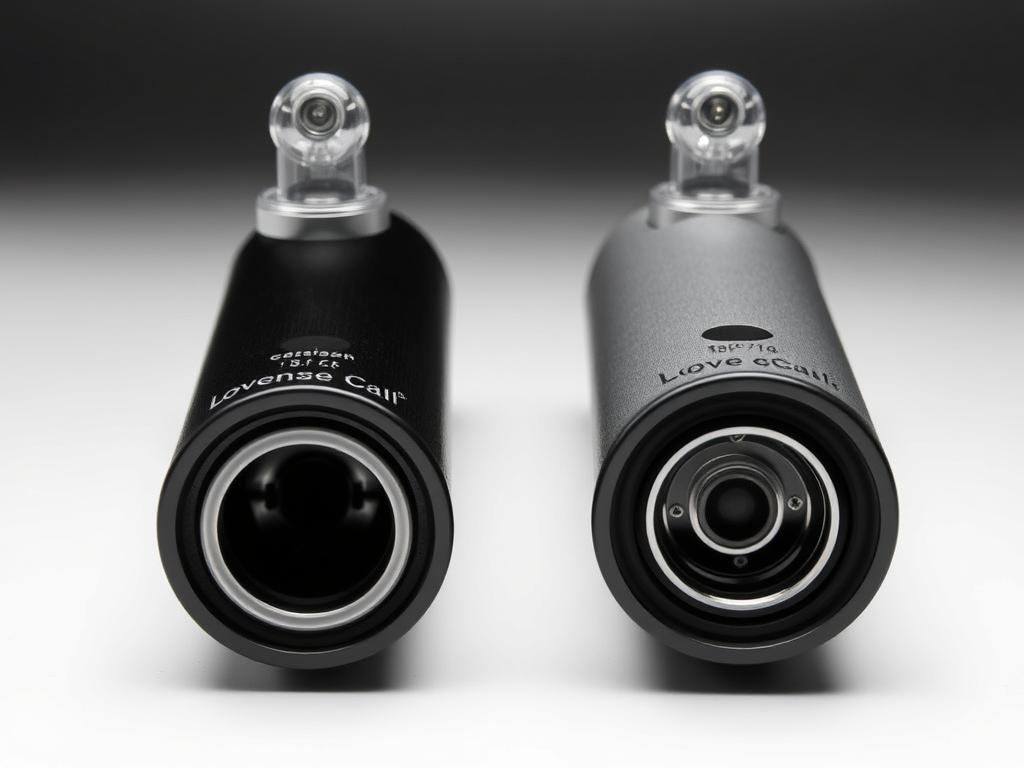 The Lovense Calor shown with both end caps removed to demonstrate its open-ended design