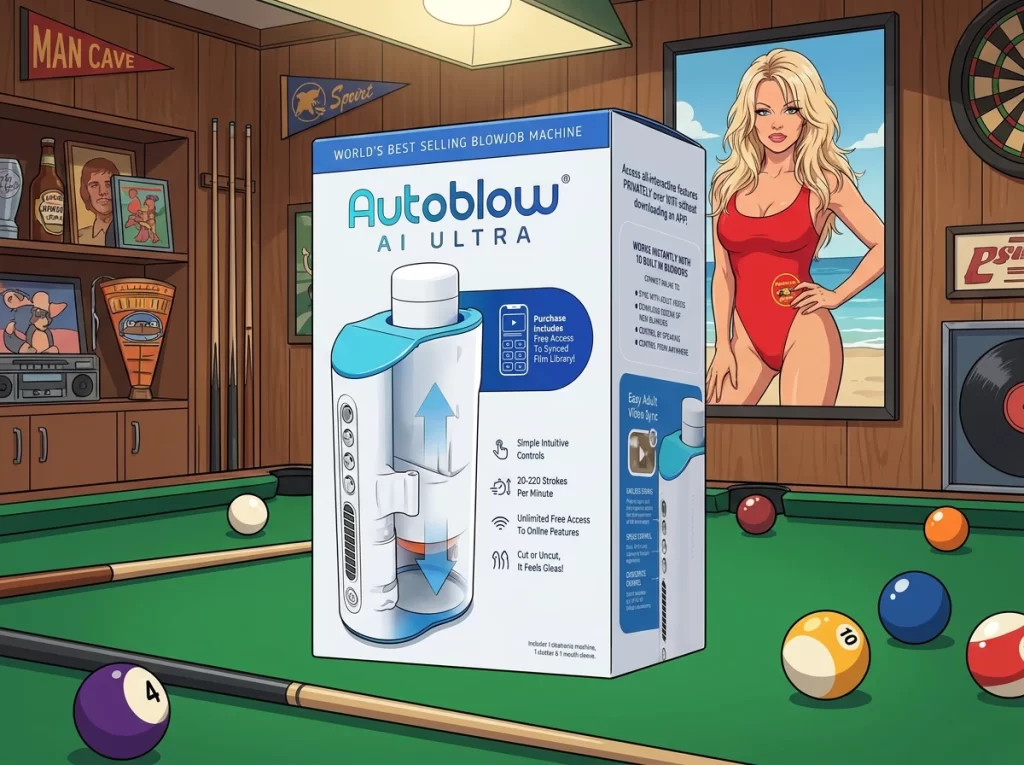 male sex toy put on a pool table