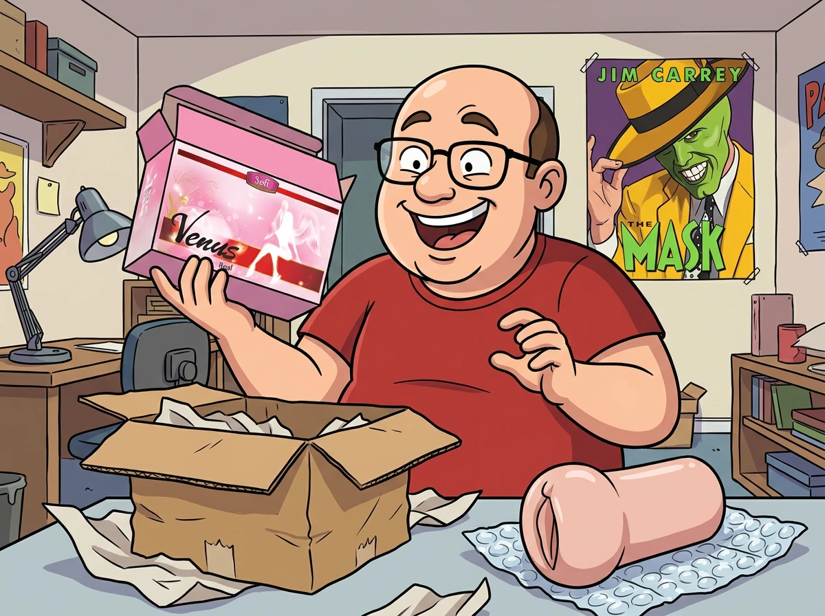 venus real very soft shipping parcel cartoon